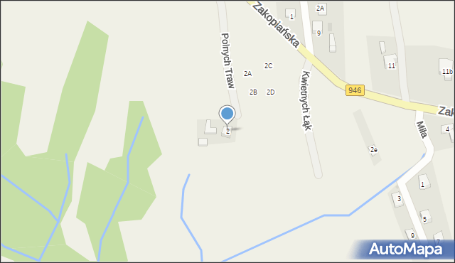 Gilowice, Zakopiańska, 2, mapa Gilowice