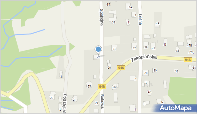 Gilowice, Zakopiańska, 27, mapa Gilowice