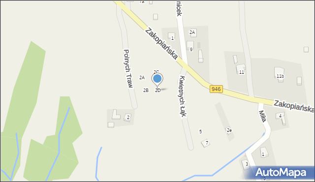 Gilowice, Zakopiańska, 2D, mapa Gilowice