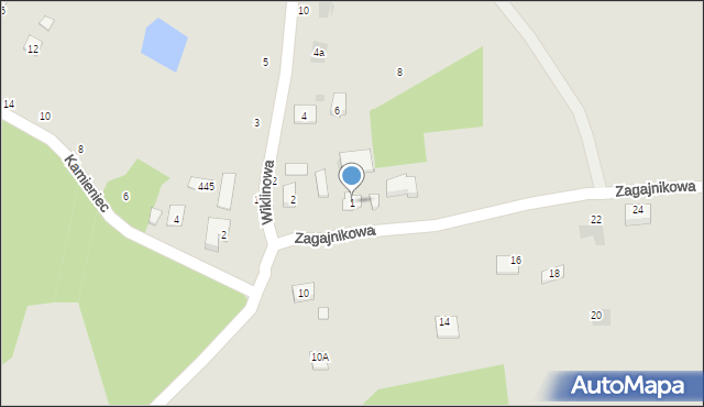 Głogów Małopolski, Zagajnikowa, 1, mapa Głogów Małopolski