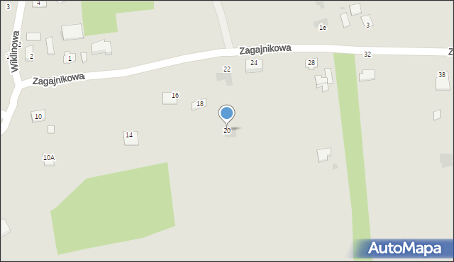 Głogów Małopolski, Zagajnikowa, 20, mapa Głogów Małopolski