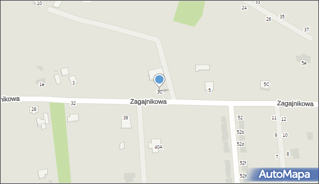 Głogów Małopolski, Zagajnikowa, 3C, mapa Głogów Małopolski