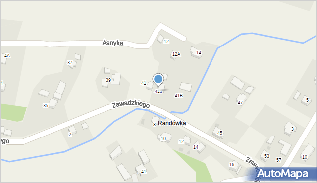 Golasowice, Zawadzkiego, 41a, mapa Golasowice