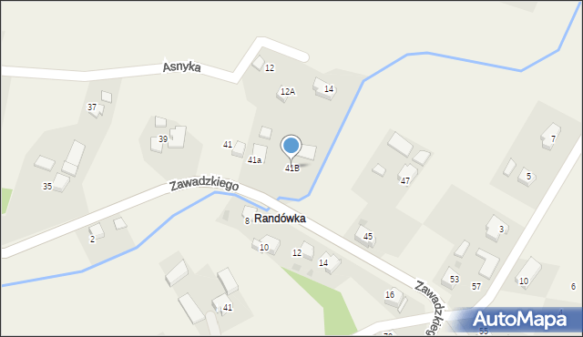 Golasowice, Zawadzkiego, 41B, mapa Golasowice