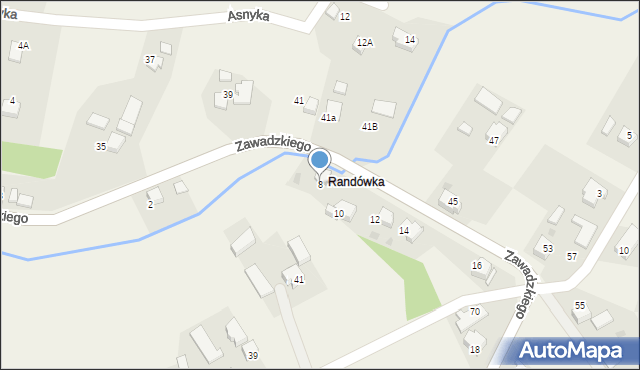 Golasowice, Zawadzkiego, 8, mapa Golasowice