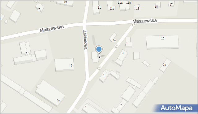 Goleniów, Zakładowa, 4, mapa Goleniów