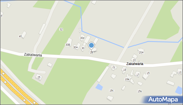 Góra Kalwaria, Zakalwaria, 28, mapa Góra Kalwaria