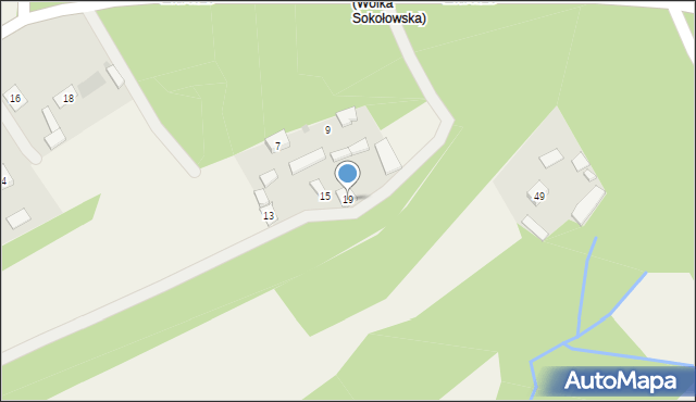 Górno, Zagrodowa, 19, mapa Górno