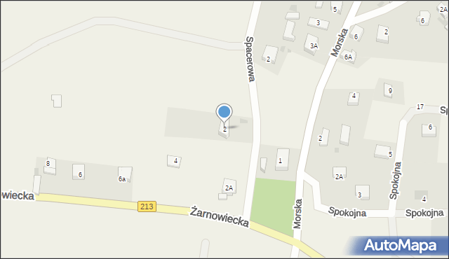 Goszczyno, Żarnowiecka, 2, mapa Goszczyno