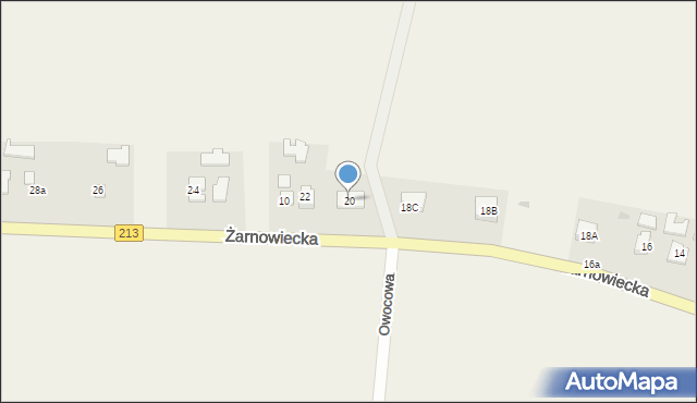 Goszczyno, Żarnowiecka, 20, mapa Goszczyno