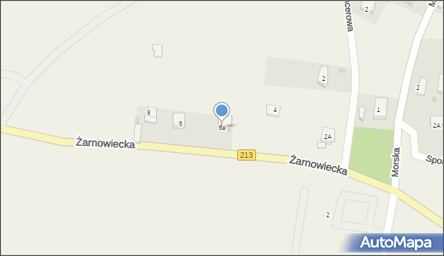 Goszczyno, Żarnowiecka, 6a, mapa Goszczyno