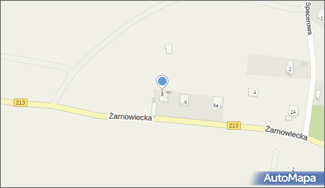 Goszczyno, Żarnowiecka, 8, mapa Goszczyno