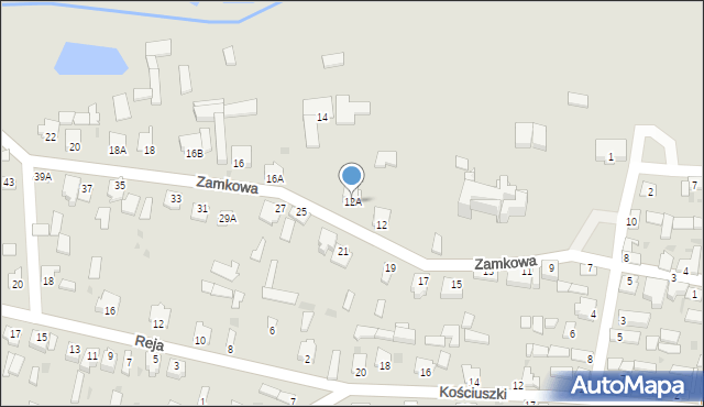 Gowarczów, Zamkowa, 12A, mapa Gowarczów