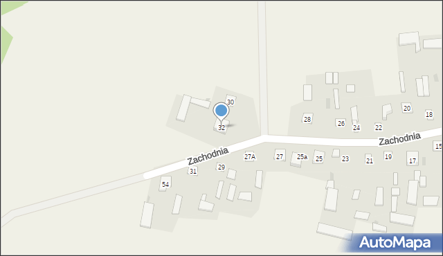 Grochówka, Zachodnia, 32, mapa Grochówka