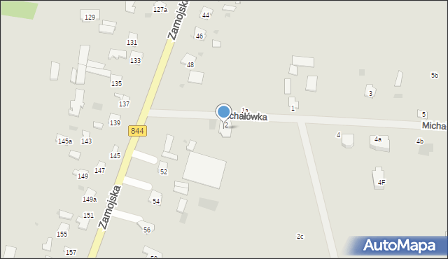 Hrubieszów, Zamojska, 50, mapa Hrubieszów