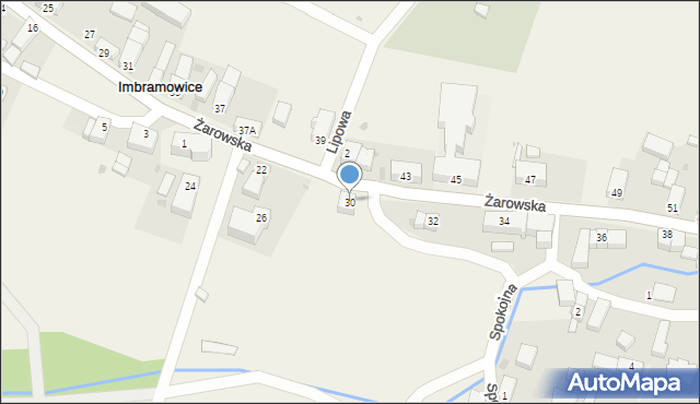 Imbramowice, Żarowska, 30, mapa Imbramowice