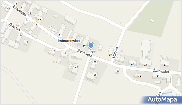 Imbramowice, Żarowska, 37A, mapa Imbramowice