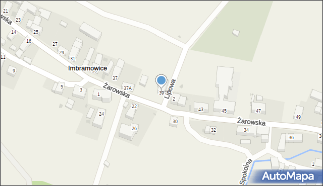 Imbramowice, Żarowska, 39, mapa Imbramowice