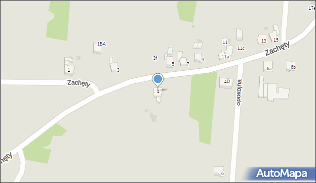 Imielin, Zachęty, 4, mapa Imielin