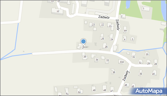 Iwonicz, Zadwór, 27, mapa Iwonicz