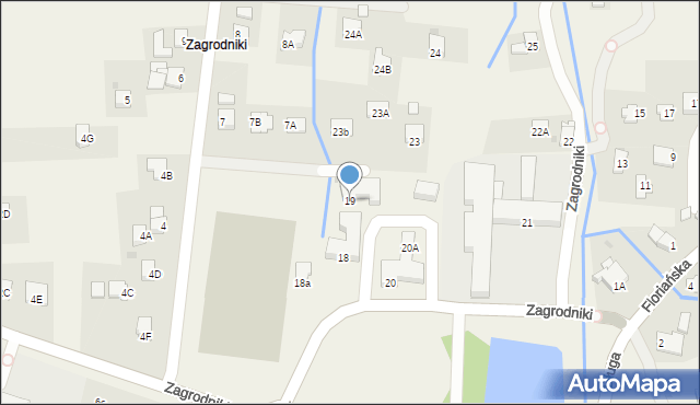 Iwonicz, Zagrodniki, 19, mapa Iwonicz