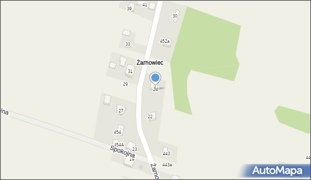 Jerzmanowice, Żarnowiec, 24, mapa Jerzmanowice