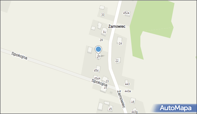 Jerzmanowice, Żarnowiec, 27, mapa Jerzmanowice