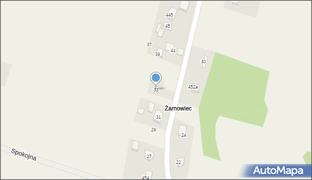 Jerzmanowice, Żarnowiec, 33, mapa Jerzmanowice