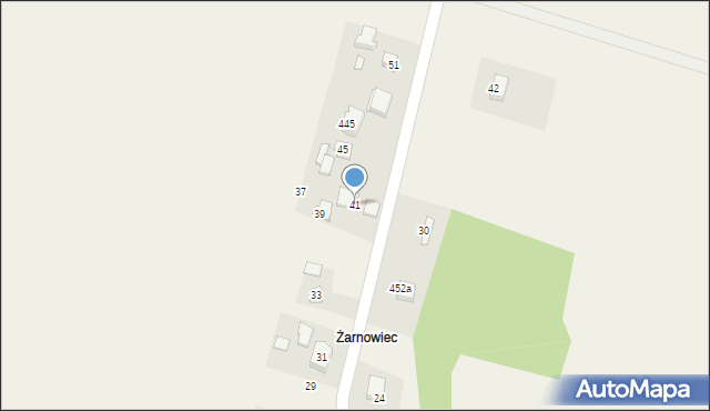 Jerzmanowice, Żarnowiec, 41, mapa Jerzmanowice