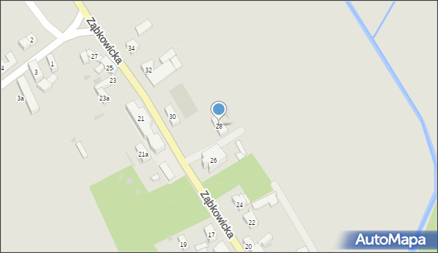 Kamieniec Ząbkowicki, Ząbkowicka, 28, mapa Kamieniec Ząbkowicki