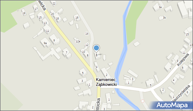 Kamieniec Ząbkowicki, Ząbkowicka, 6, mapa Kamieniec Ząbkowicki