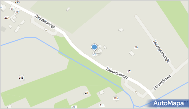 Karczew, Żaboklickiego Władysława, ks., 41, mapa Karczew
