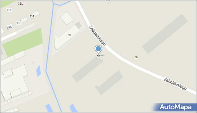 Karczew, Żaboklickiego Władysława, ks., 56a, mapa Karczew