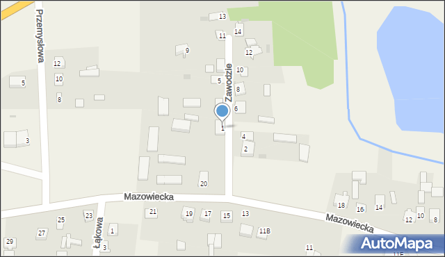 Karniewo, Zawodzie, 1, mapa Karniewo