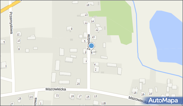 Karniewo, Zawodzie, 6, mapa Karniewo