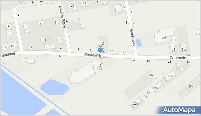 Kazimierów, Zastawie, 10, mapa Kazimierów