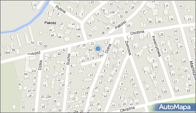 Kielce, Zamknięta, 4, mapa Kielc