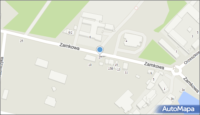 Kłobuck, Zamkowa, 17, mapa Kłobuck