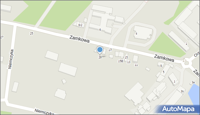 Kłobuck, Zamkowa, 19, mapa Kłobuck