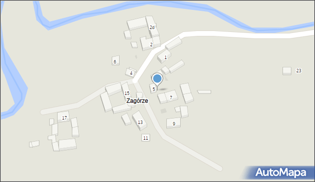 Kłodzko, Zagórze, 7a, mapa Kłodzka