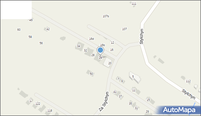 Kluszkowce, Za Stylchyn, 24, mapa Kluszkowce