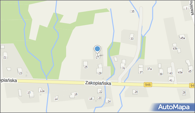 Kocoń, Zakopiańska, 27, mapa Kocoń