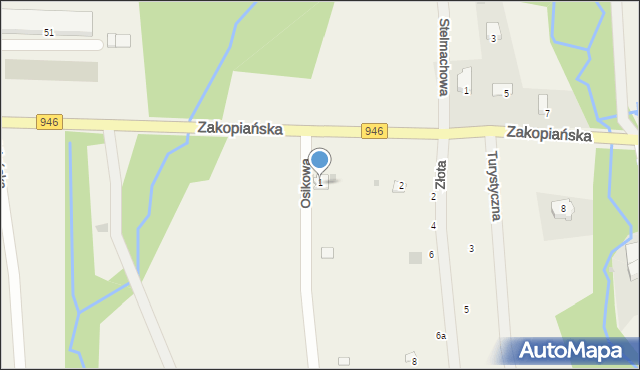 Kocoń, Zakopiańska, 4, mapa Kocoń