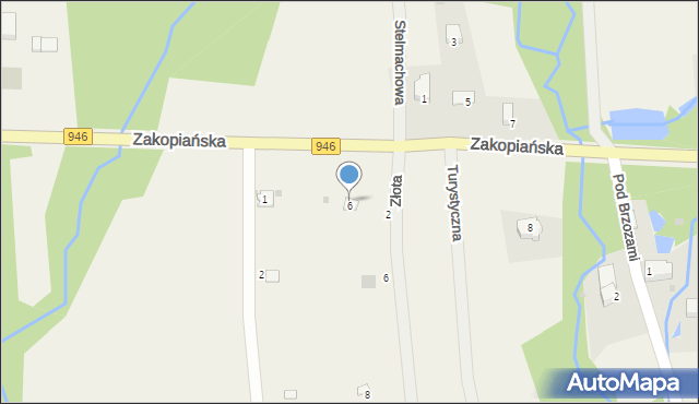 Kocoń, Zakopiańska, 6, mapa Kocoń