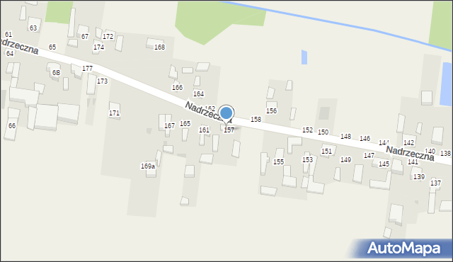 Komorów, Zarzeczna, 159, mapa Komorów