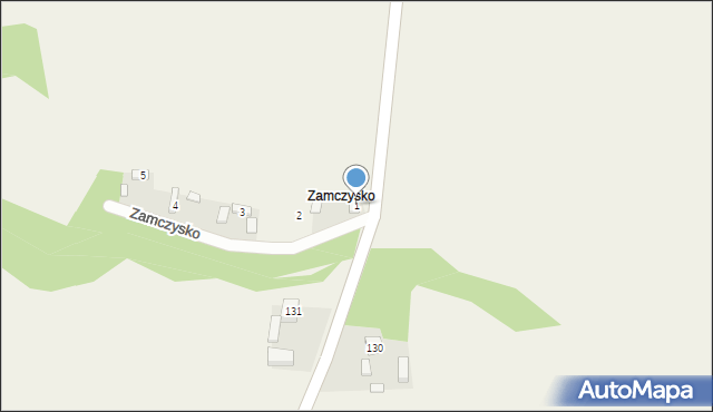 Konopnica, Zamczysko, 1, mapa Konopnica