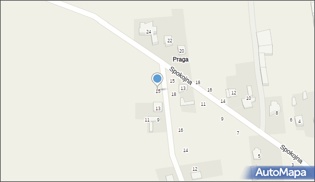 Koziegłówki, Zawagą, 15, mapa Koziegłówki