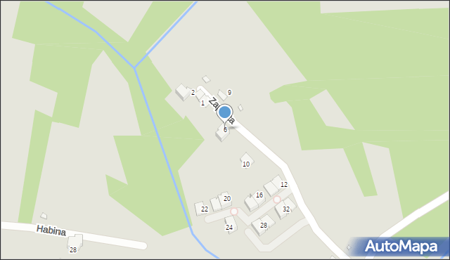 Kraków, Zapusta, 6, mapa Krakowa