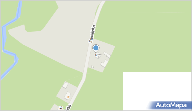 Kwidzyn, Zamiejska, 9, mapa Kwidzyn