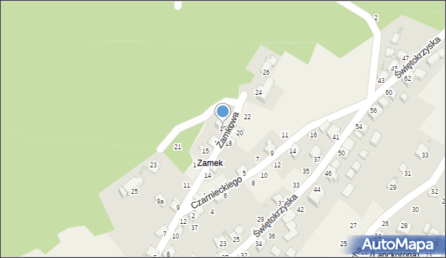 Lanckorona, Zamkowa, 19, mapa Lanckorona